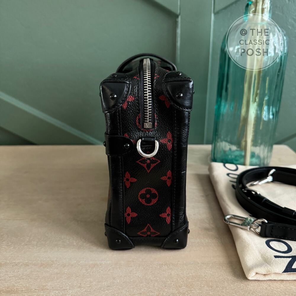 EUC Louis Vuitton Infrarouge Soft Trunk Clutch Bag GM Crossbody Shoulder - Picture 3 of 14